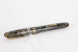 Conway Stewart No.28 fountain pen, with green body