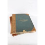 Two large ledgers, "General District Rate and Water Charges" 1917-18 and 1918-19, with hand
