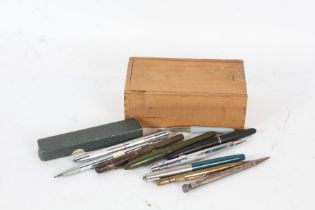 Collection of various pens to include Mabie Todd & Co. Swan, Nova fountain pen, Platignum fountain