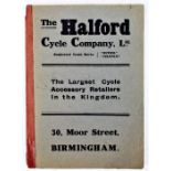 HALFORD CYCLE COMPANY LTD, 30 Moor Street, Birmingham, 1910,  an extensive 112 page catalogue