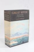 Paul Horgan "Great River" 1st Edition 2 volume box set published by Rinehart & Company Inc New