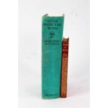 Emily Bronte "Wuthering Heights" red hard back with gilt floral decoration to the edge together with