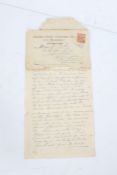 Advertising Letter for Canadian Pacific Steamships Ltd S.S. Montclare opening to reveal