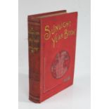 Sunlight Year Book 1898 the red hard back with gilt writing to the front together with a globe to