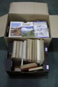 Large Collection of books mostly about mountaineering and exploration 2 boxes (Qty)
