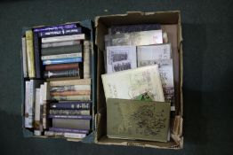 Large Collection of books mostly about London 2 boxes (Qty)
