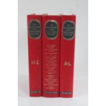 The Readers Digest Great Encyclopaedic Dictionary In Three Volumes with gilt pages (3)