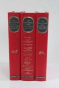 The Readers Digest Great Encyclopaedic Dictionary In Three Volumes with gilt pages (3)
