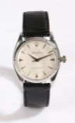 Rolex Oyster Perpetual stainless steel gentleman's wristwatch, model no. 6585, case no. 467636,