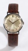 Longines stainless steel gentleman's wristwatch, movement no. 13861752, circa 1967, the signed