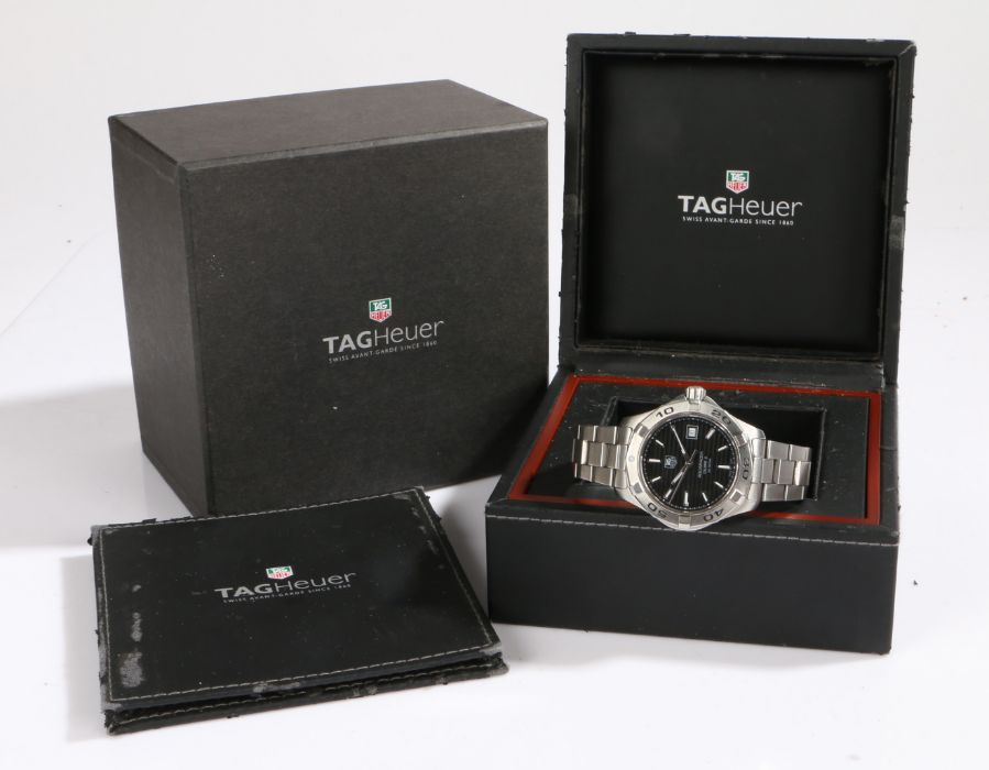 Tag Heuer Aquaracer Calibre 5 stainless steel gentleman's wristwatch, watch ref. WAP2010, case - Image 2 of 2