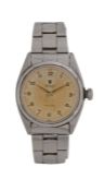 Rolex Oyster Precision gentleman's stainless steel wristwatch, ref 6422, serial number 272703, circa