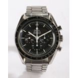 Omega Speedmaster Professional gentleman's stainless steel wristwatch, movement no. 39183713,