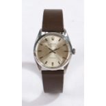 Rolex Oyster Perpetual Air-King, model no. 5500 case no. 1572175, circa 1967, the signed silver dial