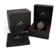 Tag Heuer Aquaracer Grande Date quartz chronograph gentleman's wristwatch, ref CAN1010, circa