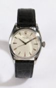 Rolex Oyster stainless steel gentleman's wristwatch, Brevet case, case no. 67832, circa 1954, the