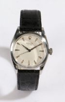 Rolex Oyster stainless steel gentleman's wristwatch, Brevet case, case no. 67832, circa 1954, the