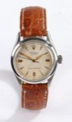 Rolex Oyster stainless steel gentleman's wristwatch, model no. 6244, case no. 922600, circa 1953,