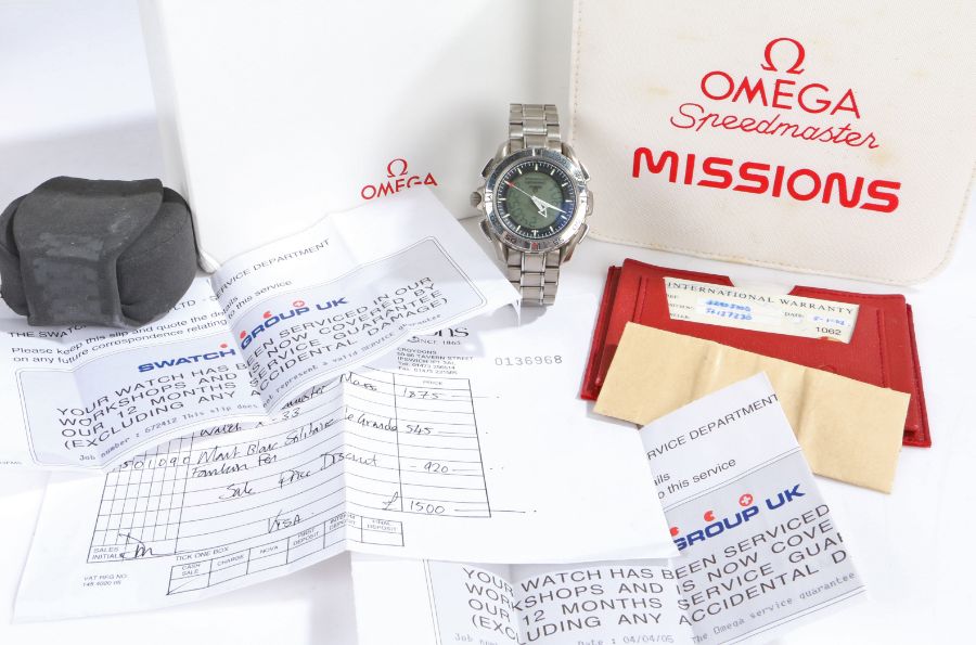 Omega Speedmaster Professional X33 titanium gentleman's wristwatch, ref. 32905000, watch no. - Image 2 of 3