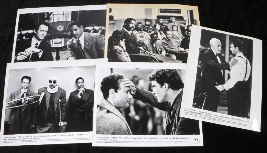 Press release photographs for the film "Philadelphia" starring Denzel Washington and Tom Hanks (5)