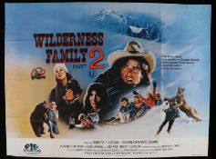 Wilderness Family 2 (1978) British Quad poster, folded