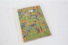 Chasing Charlie game board, 1920's, 41.5cm wide