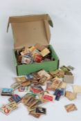 Collection of old matchbox labels (qty)