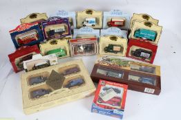 Collection of various diecast model vehicles, to include Pepsi Cola by Lledo, Darling Buds of May,