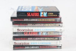 John Gardner, collection of eight James Bond novels, to include 1st editions, all hardback (8)