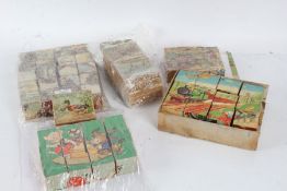 Five set of children's building blocks, early to mid 20th century (5)