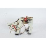 Tinplate Muffin The Mule puppet, Mid 20th century, stamped 'Made in England'