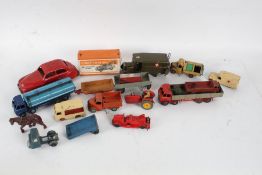 Dinky Toys 25x Breakdown Lorry, boxed, together with a collection of loose Dinky and Corgi models,
