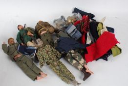 Collection Action Man figures, accessories and clothing, to include deep sea diving, five figures,