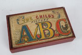 The Child's picture ABC block set, Victorian, manufactured and published by W. Peacock, London,