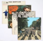 4 x Beatles LPs. Help! (PMC 1255). Rubber Soul (PMC 1267). Revolver (PCS 7009). Abbey Road (PCS