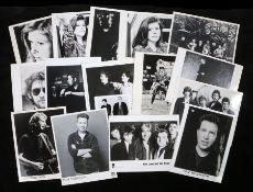 16 x New Wave press release photographs. Nick Lowe, Shane McGowen, Kirsty mcColl, Prefab Sprout, Tom