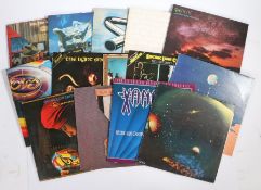 14 x Prog Rock LPs. Artists to include ELO (9). Genesis. Mike Oldfield. Pink Floyd. 10CC (2).