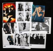 9 x Suede press release photographs. Sold as part of the East Anglian Music Archive's collection,