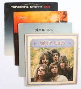 4 x Prog Rock LPs. Tangerine Dream (2) - Exit (5E-557). Phaedra (V2010), gatefold sleeve. Truth -