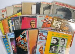 30 x Buddy Holly/Crickets LPs, reissues and compliations.