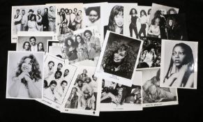 20 x Disco related press release photographs. Artists to include Patti Boulaye, The Elgins, Fat