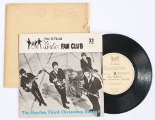 The Beatles - The Beatles Third Christmas Record 7" flexidisc (LYN 948), together with original