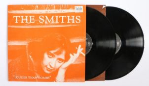 The Smiths - Louder Than Bombs LP (ROUGH 255),vinyl: Ex., sleeve: VG, small tear to back cover.