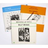 3 x Billy Bragg LPs. Brewing Up With Billy Bragg (AGOLP4). Life's A Riot With Spy Vs Spy (UTIL 10.