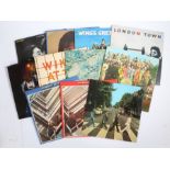 10 x Beatles and related LPs. The Beatles (3) - Abbey Road (PCS 7088). Sgt. Peppers Lonely Hearts