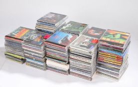 Quantity of CD albums and singles, mixed genres.