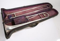 C.G Conn Elkhart 4H Trombone, serial number 299542.