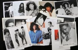 19 x R&B/Soul press release photographs. Artists to include Martha And The Vandellas. Otis Reding.