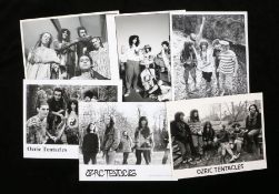 6 x press release photographs for Ozric Tentacles. Sold as part of the East Anglian Music Archive'
