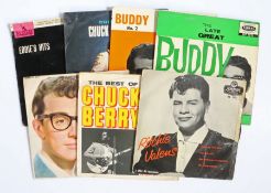 7 x Rock & Roll 7" EPs to include Chuck Berry - Come On (CRE 6005). Eddie Cochran - Eddie's Hits (